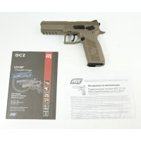 Пневматический пистолет ASG CZ P-09 FDE blowback (пулевой)